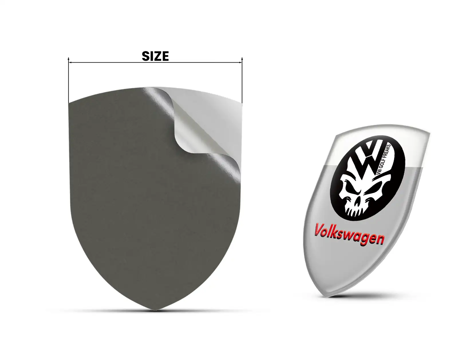 VW Pegatinas Parabrisas Limitadas Carreras Personalizables